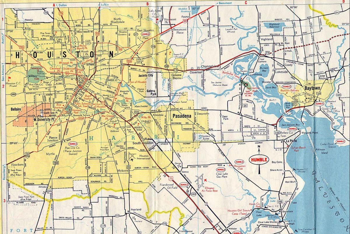 Houston na mapi