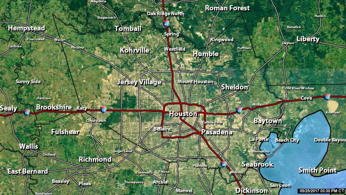 radar mapu Houston