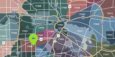 Ključ mapu Houston