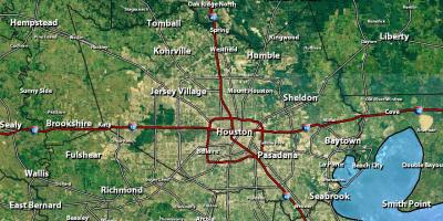 Radar mapu Houston