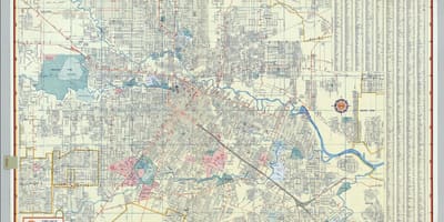 Ulična mapa Houston