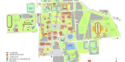 Univerziteta u Houston mapu